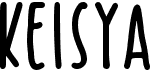 preview image of the Keisya font