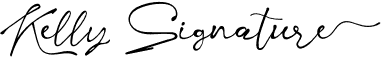 preview image of the Kelly Signature font