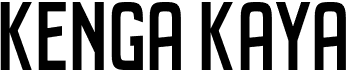preview image of the Kenga Kaya font
