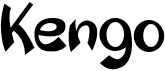 preview image of the Kengo font