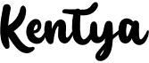 preview image of the Kentya font