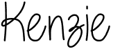 preview image of the Kenzie font