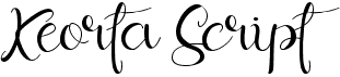 preview image of the Keorta Script font