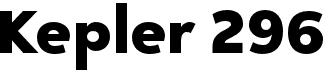 preview image of the Kepler 296 font