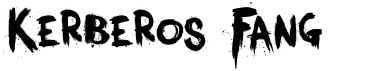 preview image of the Kerberos Fang font