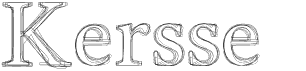 preview image of the Kersse font