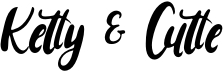 preview image of the Ketty & Cutte font