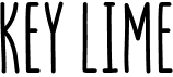 preview image of the Key Lime font