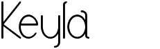 preview image of the Keyla font