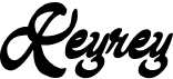preview image of the Keyrey font