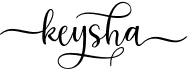 preview image of the Keysha font