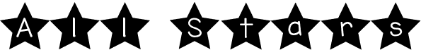 preview image of the KG All of the Stars font
