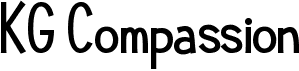 preview image of the KG Compassion font