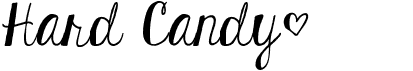 preview image of the KG Hard Candy font