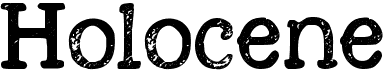 preview image of the KG Holocene font