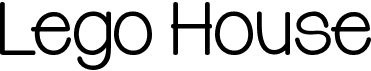 preview image of the KG Lego House font