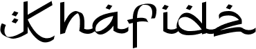 preview image of the Khafidz font