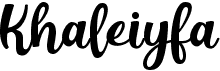 preview image of the Khaleiyfa font