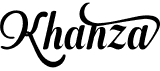 preview image of the Khanza font