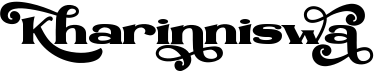 preview image of the Kharinniswa font