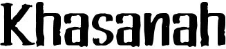 preview image of the Khasanah font
