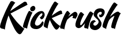 preview image of the Kickrush font