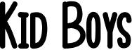 preview image of the Kid Boys font