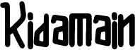 preview image of the Kidamain font