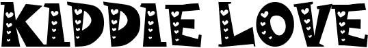 preview image of the Kiddie Love font