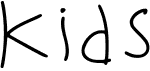 preview image of the Kids font