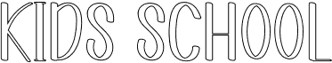 preview image of the Kids School font