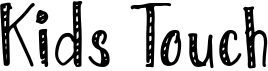 preview image of the Kids Touch font