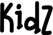 preview image of the Kidz font