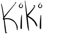 preview image of the Kiki font