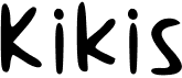 preview image of the Kikis font