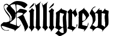 preview image of the Killigrew font