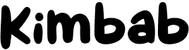 preview image of the Kimbab font