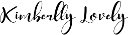 preview image of the Kimberlly Lovely font