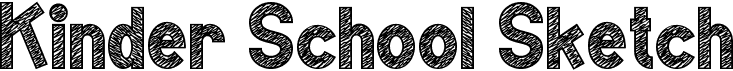 preview image of the Kinder School Sketch font