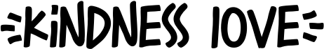 preview image of the Kindness Love font
