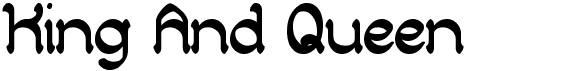 preview image of the King And Queen font