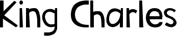preview image of the King Charles font