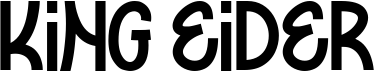 preview image of the King Eider font