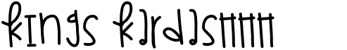 preview image of the Kings Kardashhh font