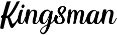 preview image of the Kingsman font