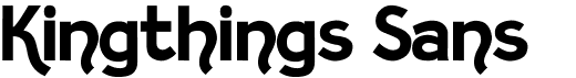 preview image of the Kingthings Sans font