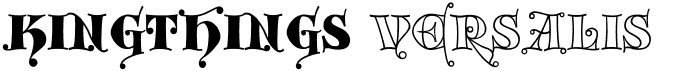 preview image of the Kingthings Versalis font