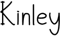 preview image of the Kinley font