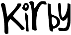 preview image of the Kirby font