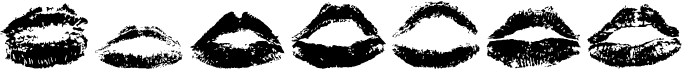 preview image of the Kiss Kiss font